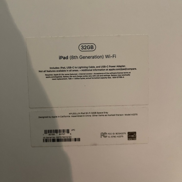 iPad generation 8!